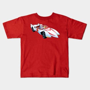 Speed racer mach 5 car Kids T-Shirt